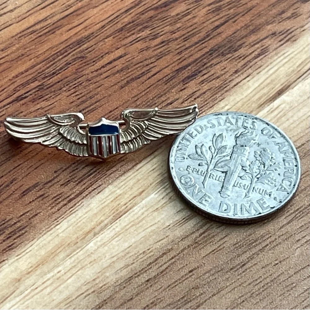 Vintage Pre-WWII 1920-1930’s‎ 10K Gold US Army Air Force “Wings” Badge
